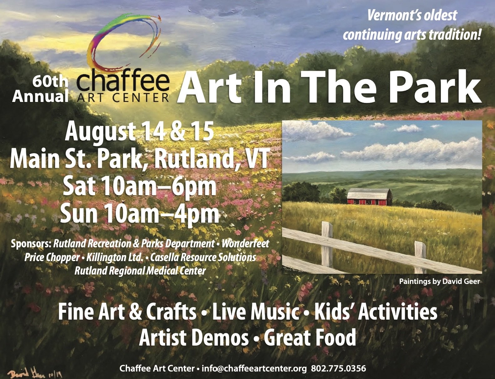 Art in the Park Summer 2021