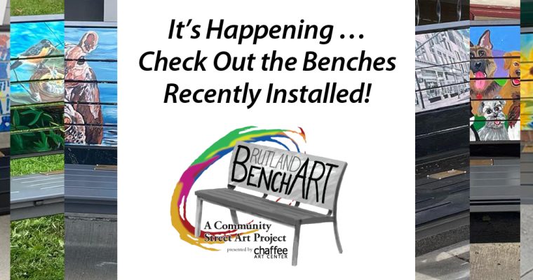 BenchART! It’s happening … check out the benches recently installed!
