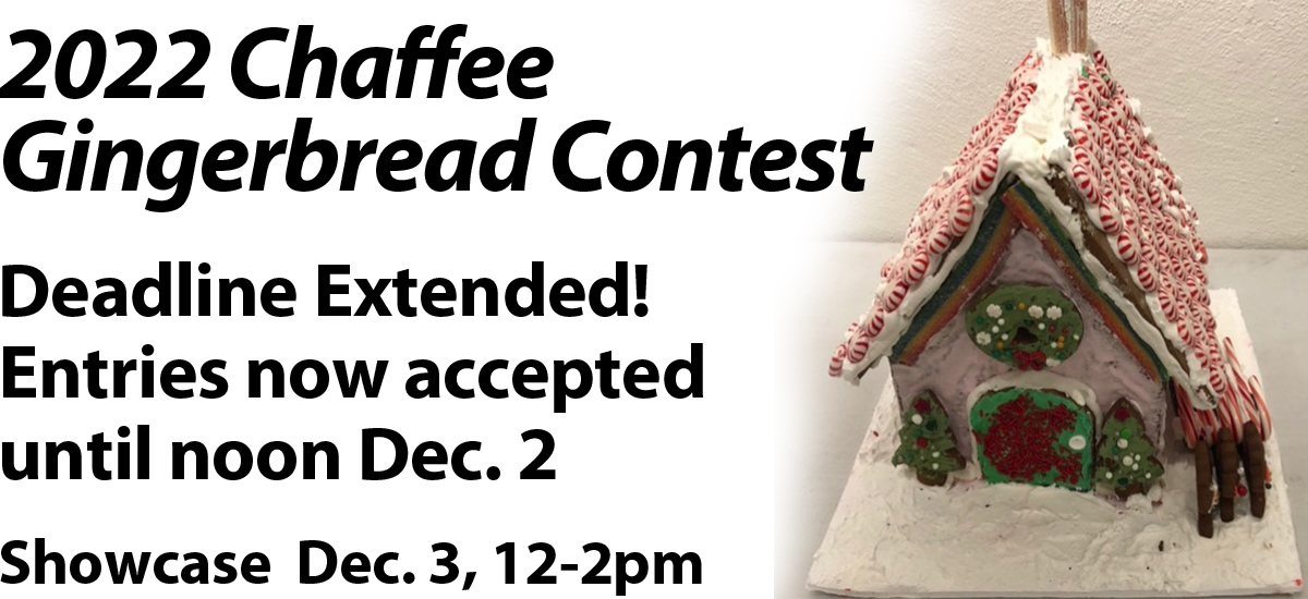 GINGERBREAD ENTRIES EXTENDED DEADLINE!