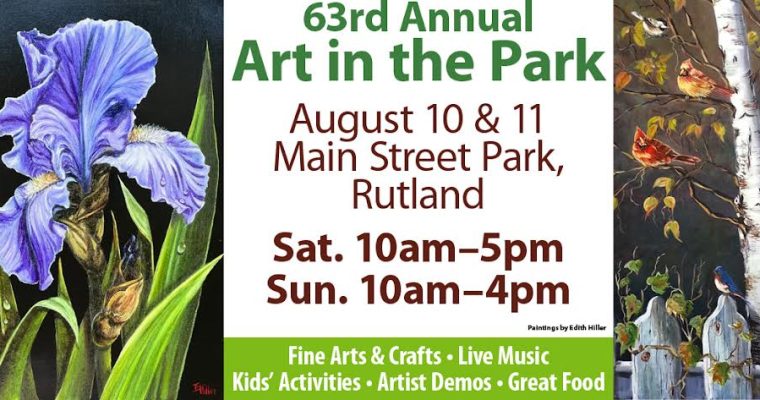 It’s Almost Here — Art in the Park, August 10 & 11