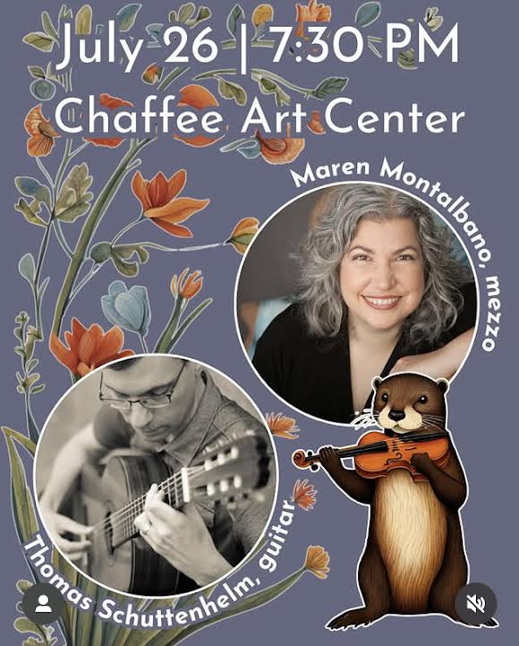 Otter Creek Music Festival July 26 Concert at the Chaffee Art Center!