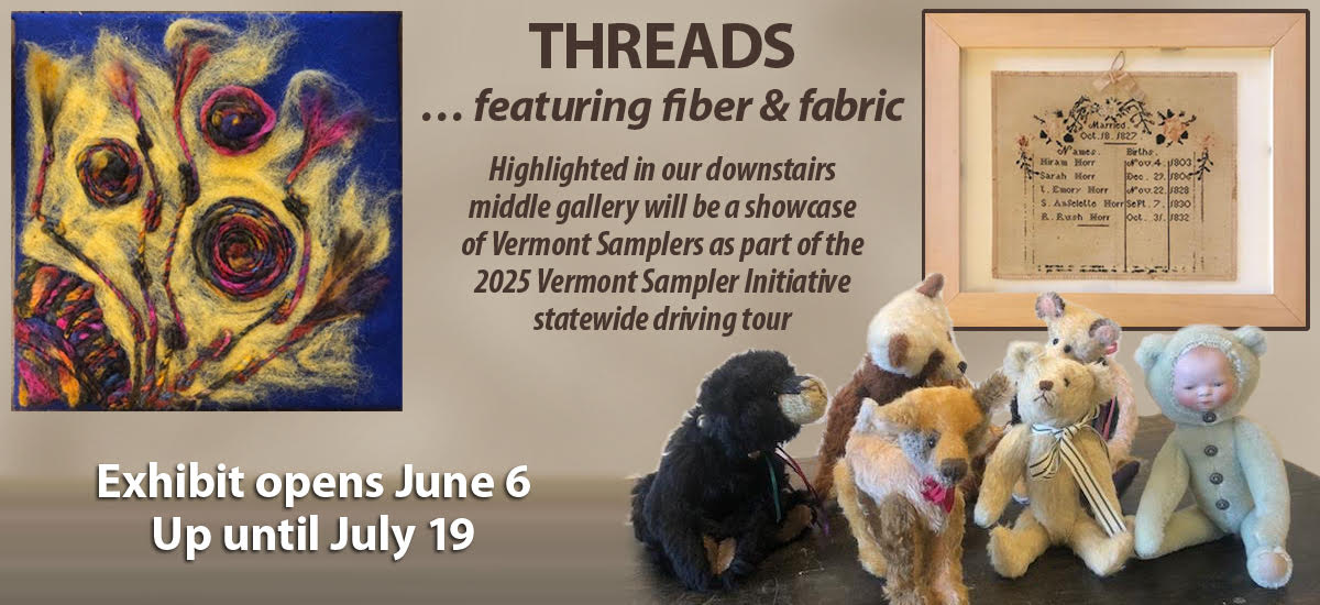 Threads … featuring fiber & fabric