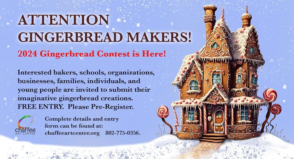 Chaffee Annual Gingerbread Contest