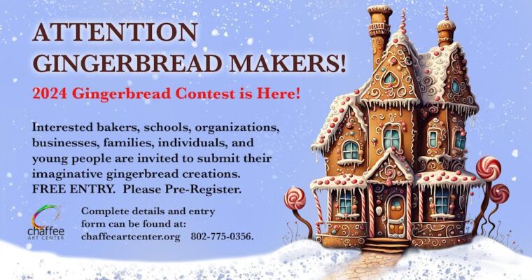 Chaffee Annual Gingerbread Contest