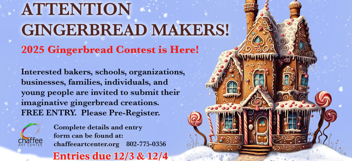 Chaffee Annual Gingerbread Contest