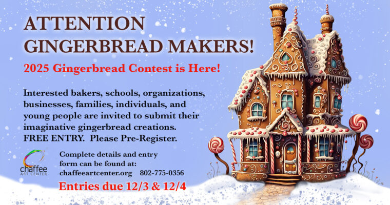 Chaffee Annual Gingerbread Contest