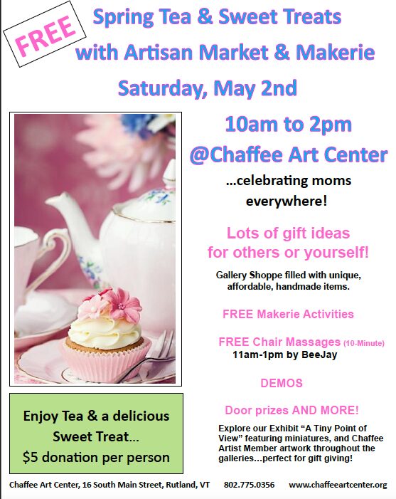 4th Annual Spring Tea & Sweet Treats with Artisan Market & Maker