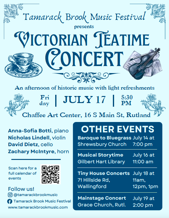 Victorian Teatime Concert