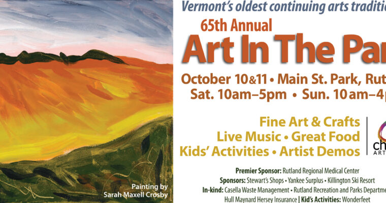 65th Annual Art in the Park Fall Foliage Festival October 10 & 11
